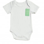 Organic Cotton Pearl Short sleeved Bodysuit