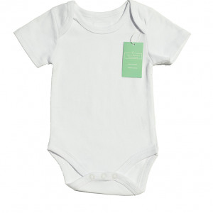 Organic Cotton Pearl Short sleeved Bodysuit
