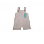Oatmeal Dungaree Shorts