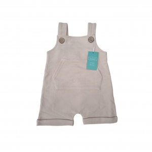 Oatmeal Dungaree Shorts