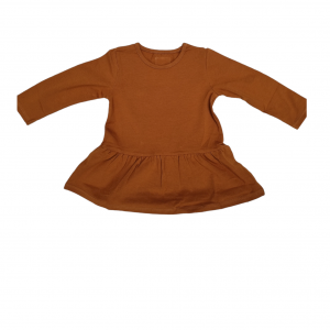Coffee Jersey Dress